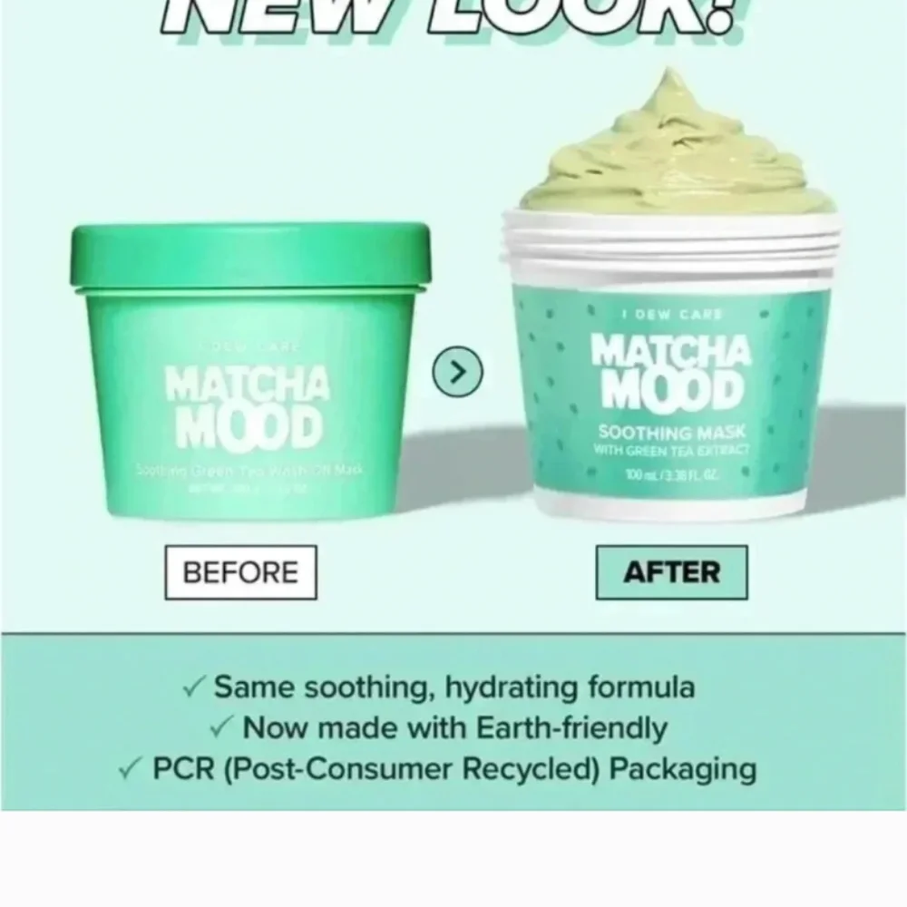 I Dew Care Matcha Mood🫧 Soothing Mask with Green Tea Extract NIB NEW IN BOX